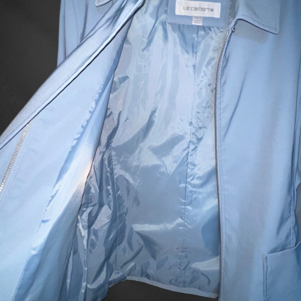 Liz Claiborne Pale Blue Jacket - Picture 2 of 8